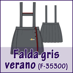 Falda gris verano (F-35300)